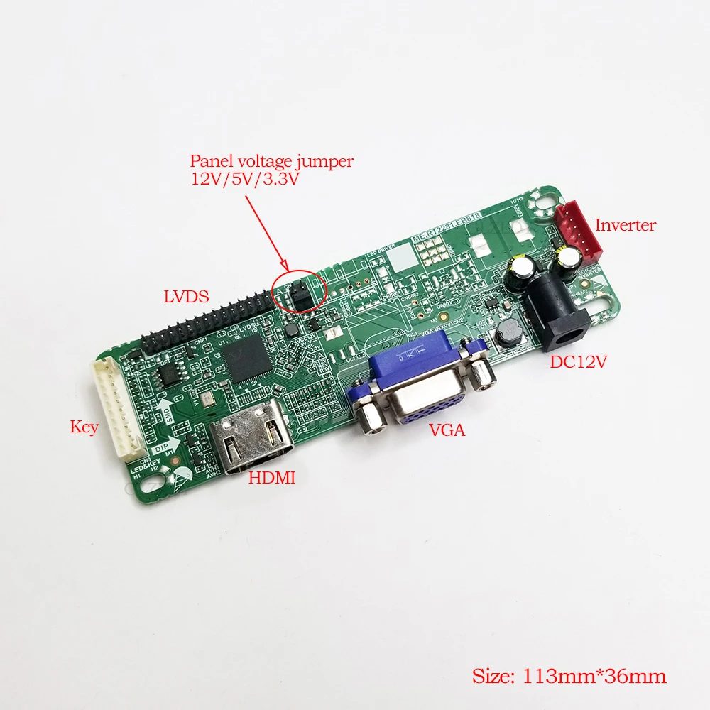 Scheda Controller LCD Per LG Samsung AUO 1366x768 40pin Display LCD Scheda Driver HDMI VGA LP156WH4 LP140WH1 LP156WF1 B156XW02