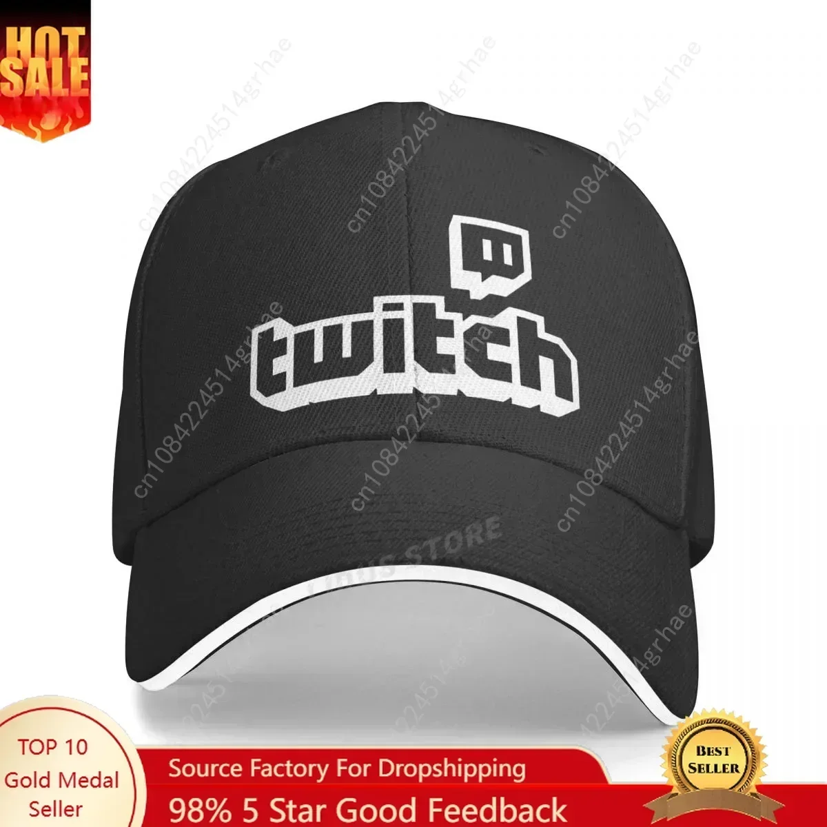 

Fashion Cool Twitch Channel Baseball Cap Women And Men Twitch Hat Unisex Caps