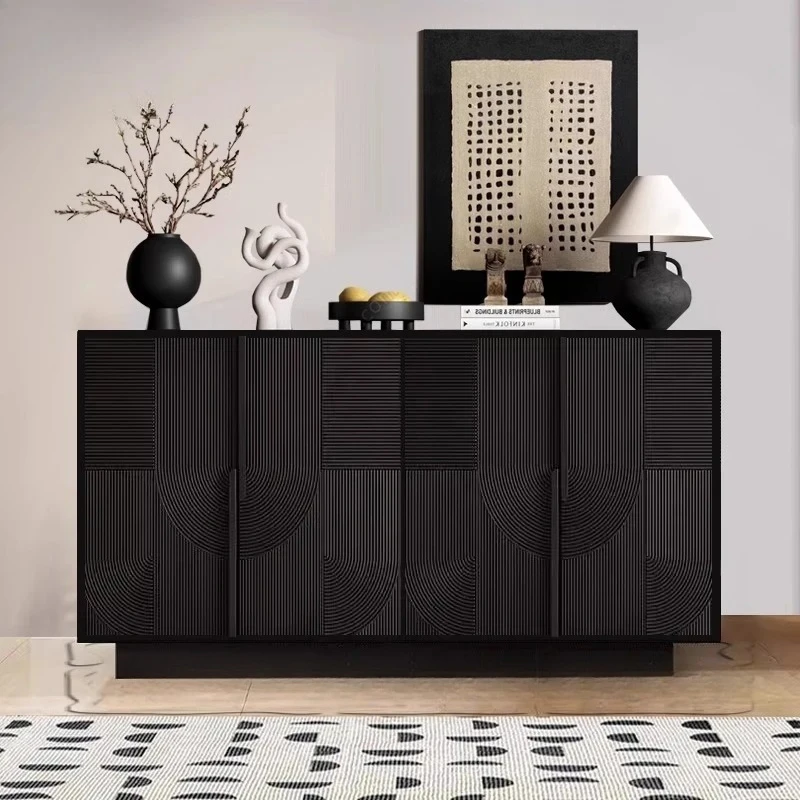 

Полка для обуви Многоцелевой сервант для гостиной, прихожей, черные шкафы