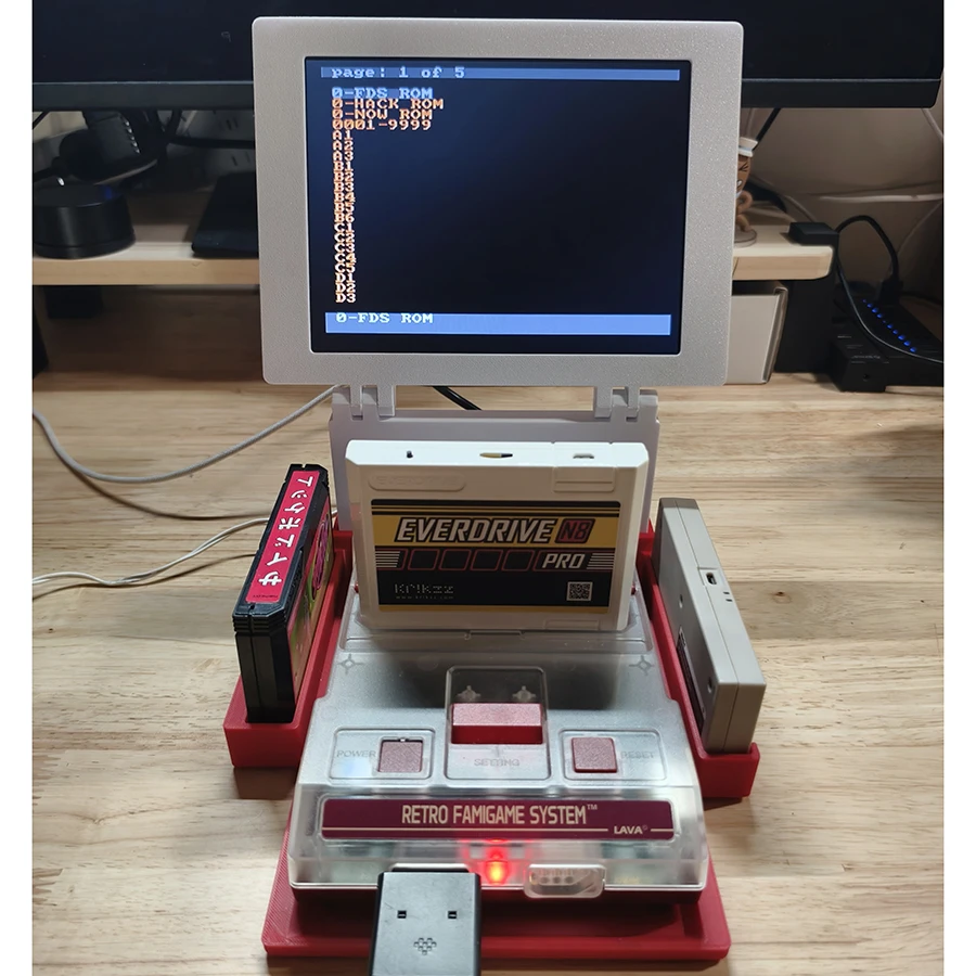 

LAVA FC Game Console LCD SCREEN, 8 INCH Mini Monitor with High Fidelity Stereo, 4:3 Display, Portable, Foldable