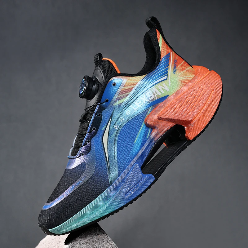 

Men's sports shoes full length carbon board running shoes men's marathon racing shock absorption track and field training shoes