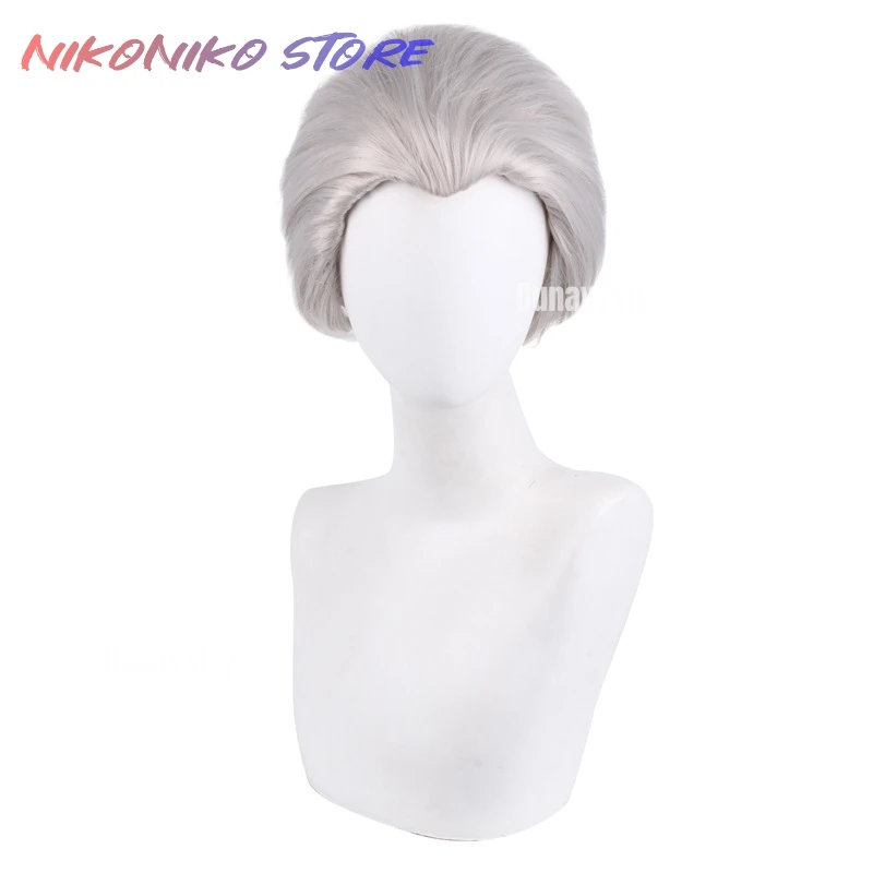 أنيمي الشيطان قد يبكي فيرجيل كوسبفريه شعر مستعار دانتي التوأم شقيق قصير أبيض اجتاحت الشعر الخلفي لعبة الفارس الأسود نيلو أنجلو شعر مستعار كرنفال