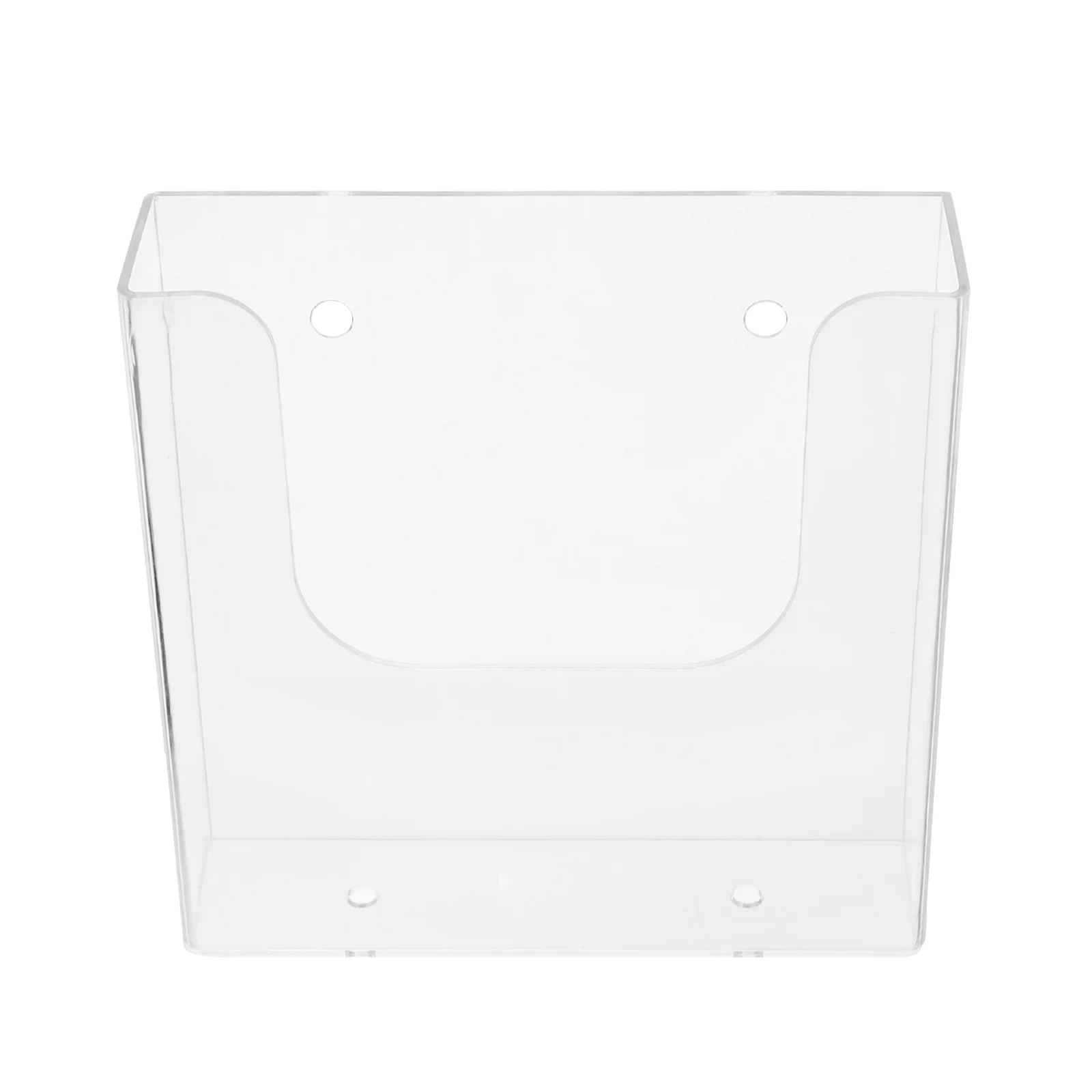 

Stand A5 Display Catalog Rack Book Shelves Plastic Shelf File Transparent Storage Office White