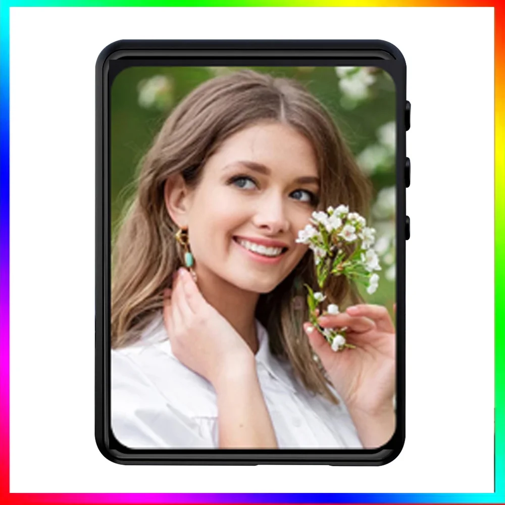 Bluetooth 5.4 2.4-Inch FullTouch Screen MP3 Player Hi-Fi Music Player Built-in Speaker Video FM Radio Recorder Camera 8-128GB
