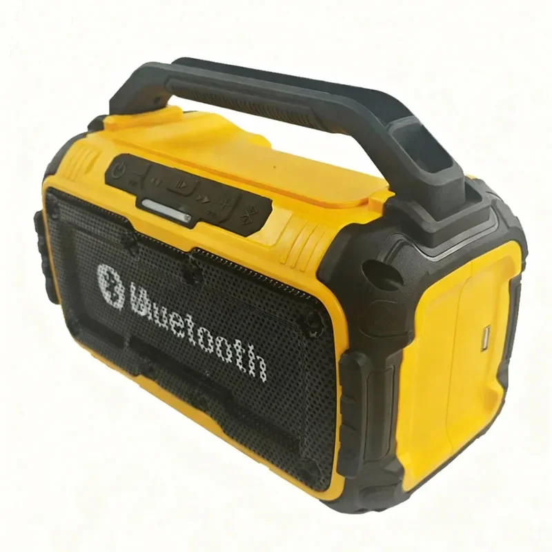Portable Bluetooth Speaker Compatible Subwoofer Outdoor Construction Site Waterproof Loudspeaker Stereo Surround