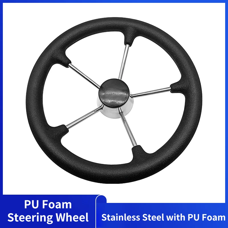 

Alastin, черная 25-градусная тарелка высшего качества с рулевым колесом из пенополиуретана для морской лодки, яхты, фурнитура для лодки из нержавеющей стали 316,