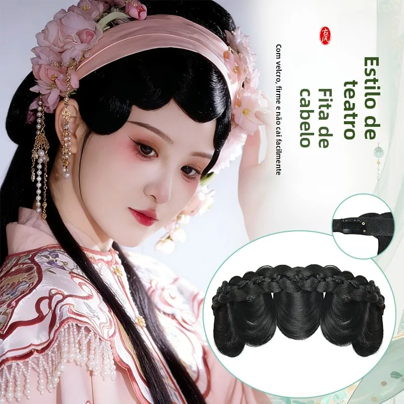 peruca-estilo-chines-com-franja-peca-Unica-extensao-de-cabelo-completa-estilo-gato-da-Opera-de-pequim-cabelo-sintetico-ac