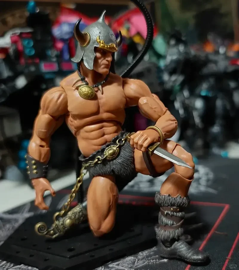 HS Studio 1/12 مقياس ذكر الجندي البربري سلسلة سافاج فرن 2 موجات مجموعة كاملة 6 بوصة عمل الشكل تحصيل نموذج اللعب #4