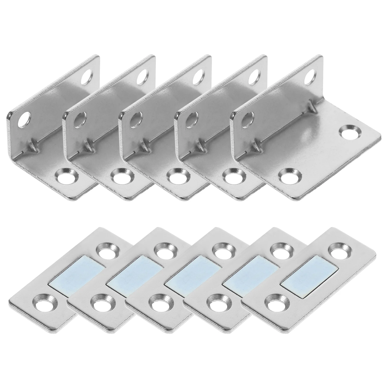 

5 Sets Magnetic Cabinet Door Catch Magnets Kitchen for Closure Latches Strong No Punching