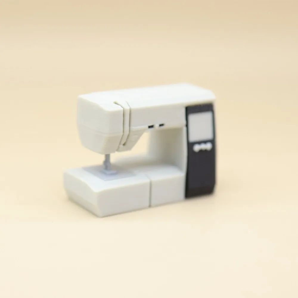 Miniature Dollhouse Sewing Machine Model Realistic Lightweight Sewing Machine Model Small Size Dollhouse Furniture Accessory