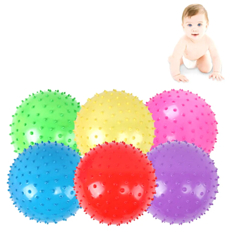 Kids Inflatable Ball Rubber Toy Baby Outdoor Thorn Balloon Developmental Ball