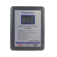 800V Digital Capacitor Voltage Tester Fast Discharger High Volt Discharging Tool Electronic Repair Display Matenance
