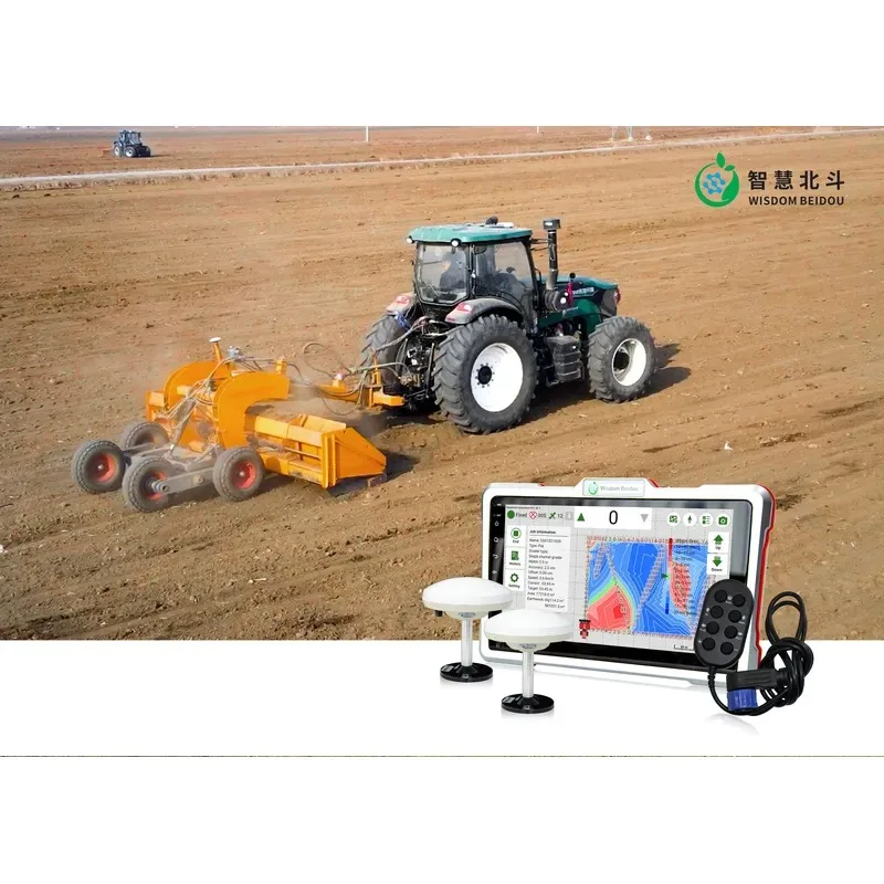 Hot Sale WISDOMBEIDOU Satellite Agricultural Grader 3D Heat Map High-Accuracy Automatic Leveler GNSS Land Leveling System