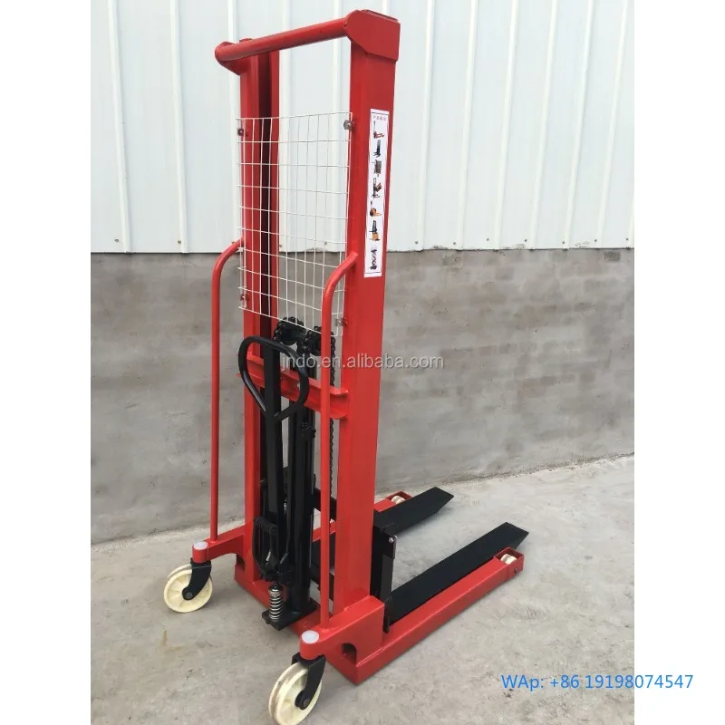 

3000kg Manual Straddle Stacker Industrial Warehouse Hydraulic Lifting Forklift