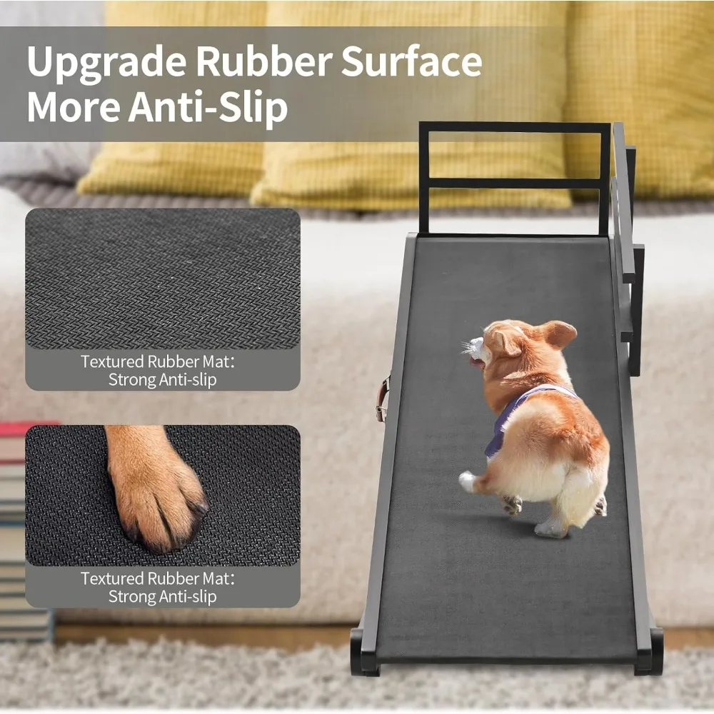 Dog Ramp,Adjustable Folding Pet Ramp for Bed,Couch,SUV - High Traction Portable Rubber Paw Ramps,Great for Small  Large Old Dogs