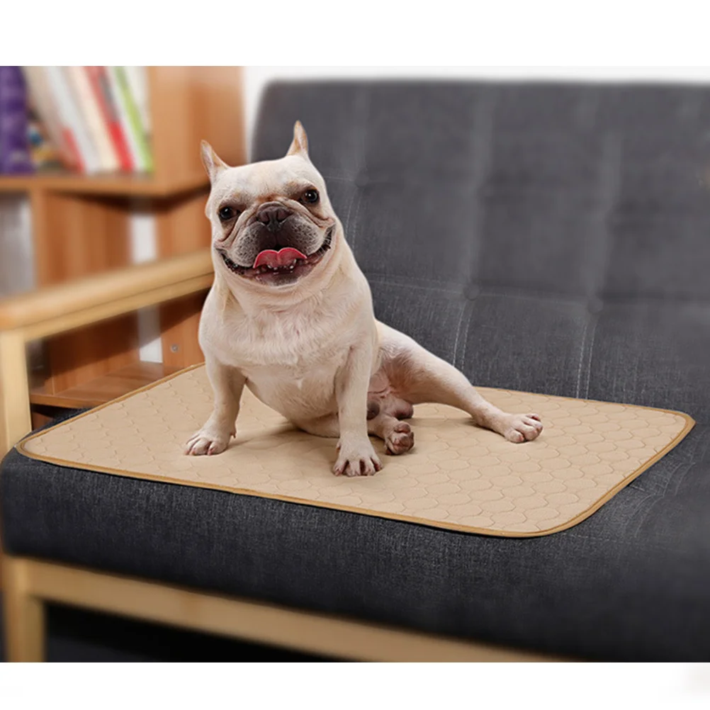 

Waterproof Dog Mat Reusable Pet Pee Reusable Dog Pee Pad Pad Puppy Training Mat For Cats Dogs S M L Xl Sizes Beige Blue Green