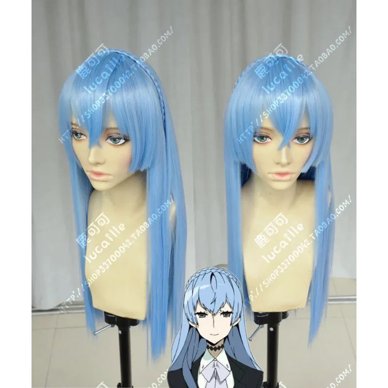 

Kiznaiver Noriko Sonozaki 80cm Cosplay Wig With Braided Hair Extension E123