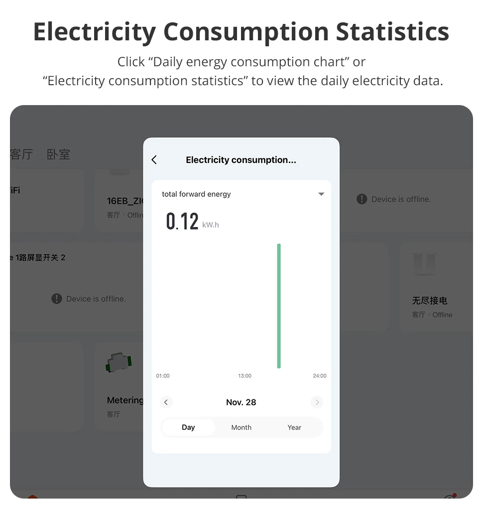 Zemismart 120A Zigbee RS485 Smart Energy Meter 3-Phasen-Leistungsmonitor Kompatibel mit Tuya Herausziehbare Split-Core-CTs 120V 240V – Detail 10