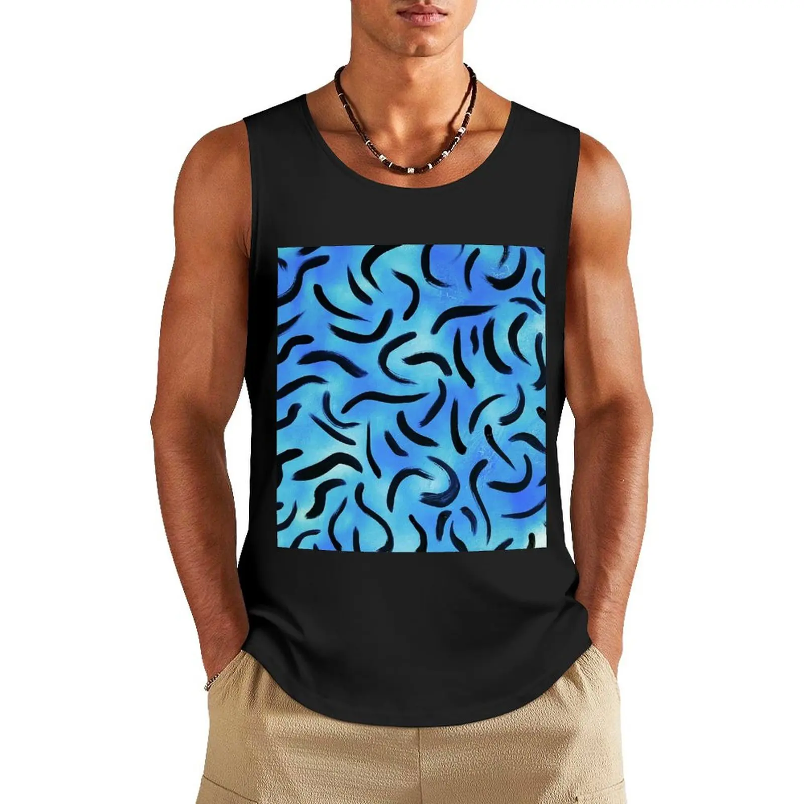 

Neon Jungle print 2 Tank Top gym t-shirts t-shirts for men Men's clothes luxury style bodybuilding for men