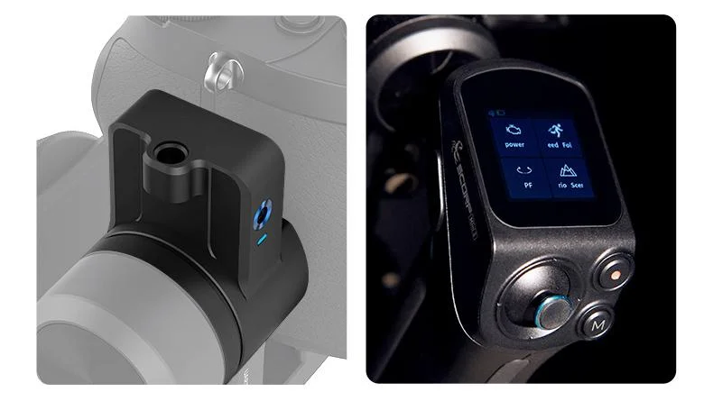 SCORP Mini 2 AI Tracking Gimbal Stabilizer |   1,2 kg Nutzlast für spiegellose, Smartphone- und Action-Kamera, 3-Achsen-Stabilisator