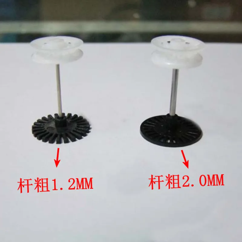 10PCS Computer Embroidery Machine Accessories Black And White Bottom Line Alarm Nylon Bottom Inspection Wheel