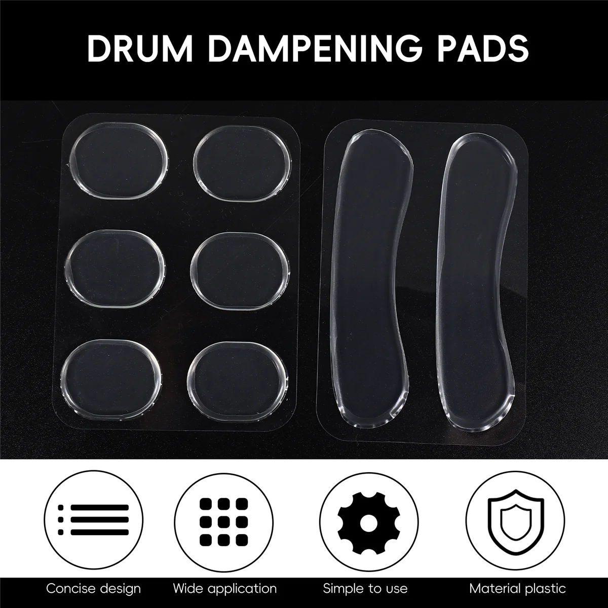 28 Stuks Drum Dempers Gel Pads Siliconen Drum Dempers 3 Kleuren Drum Demping Pads Drum Mute Pads voor Drums Toonregeling