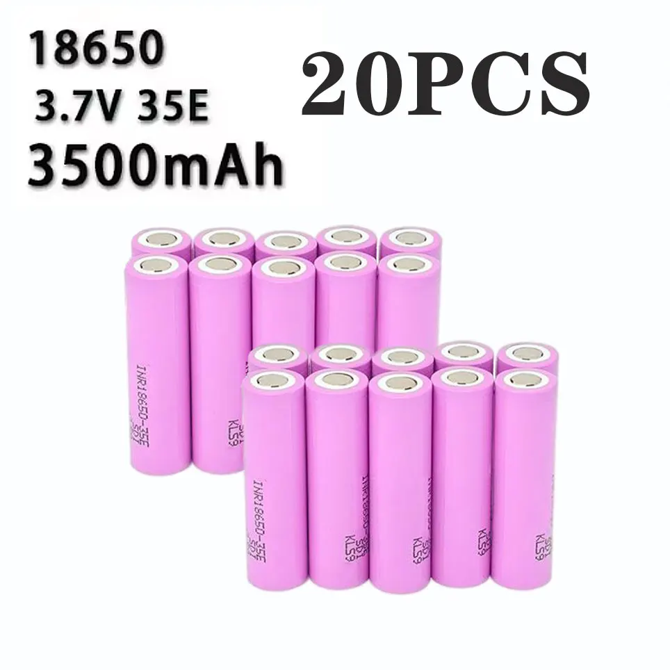 Für 35E Power 18650 Lithium-Batterie 3500 mAh 3,7 V 25 A Hochleistungs-Elektrowerkzeuge INR18650