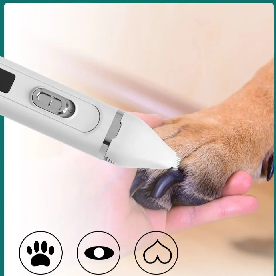 Cat Dog Clippers Electric Professional Silent Hair Cutter USB Rechargeable Pet Grooming Clipper