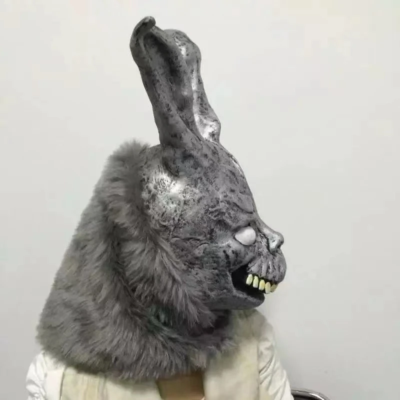 Donnie Darko Glow in the Dark Frank Mask Rabbit Halloween Costume Party Props Evil Creepy Masquerade Horror Masks