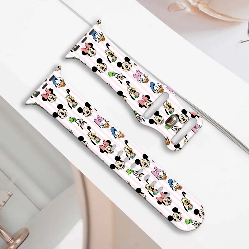 

Cartoon Disney 5 Series for Apple Watch 10 9 8 Band Replaceable Bracelet for iWatch 46mm 42mm 41mm 40mm Watchband