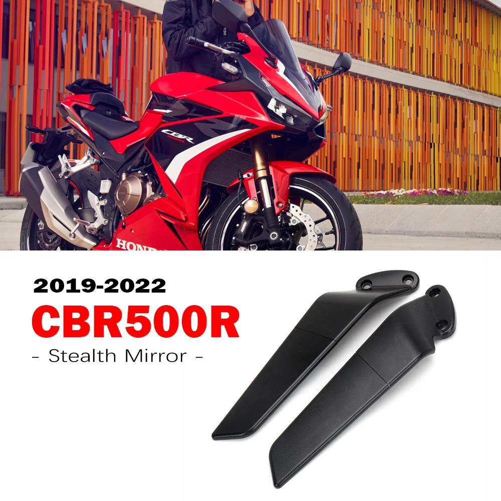 CBR500R for Honda CBR 500 R Accessories cbr500r CBR 500R 2019 - 2022 Motorcycle Stealth Mirrors Blue Anti-glare CNC Aluminum