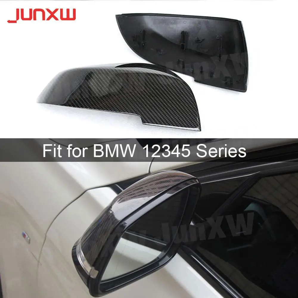 

Carbon Fiber Rear View Mirror Cover Caps for BMW 1 2 3 4 X Series F20 F21 F22 F23 F30 F31 F32 F33 F36 X1 E84 12-17