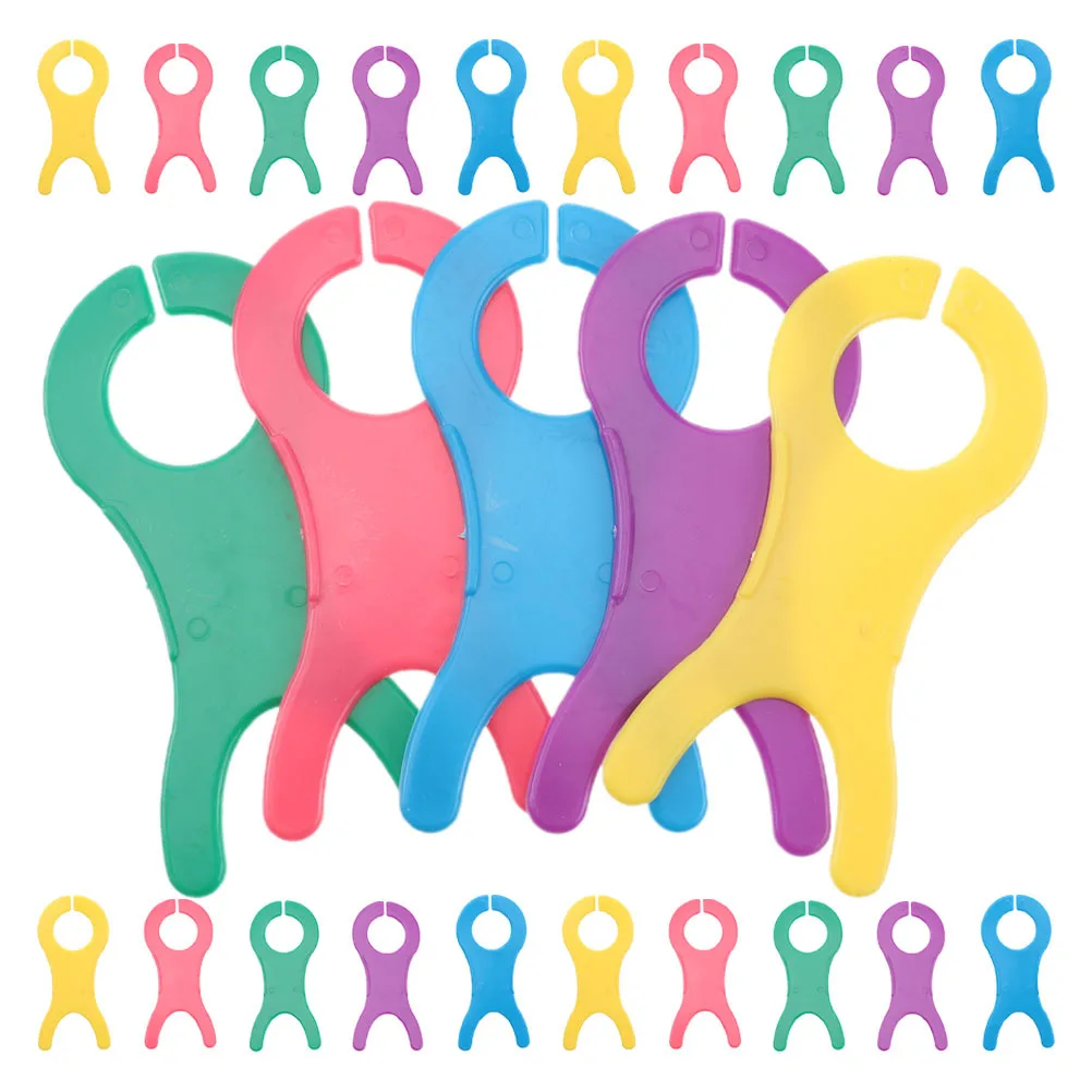 

20Pcs Plastic Yarn Bobbin Winding Boards Colored Organizer Thread Storage Tool for Knitting Sewing Weaving Bobbin Winder