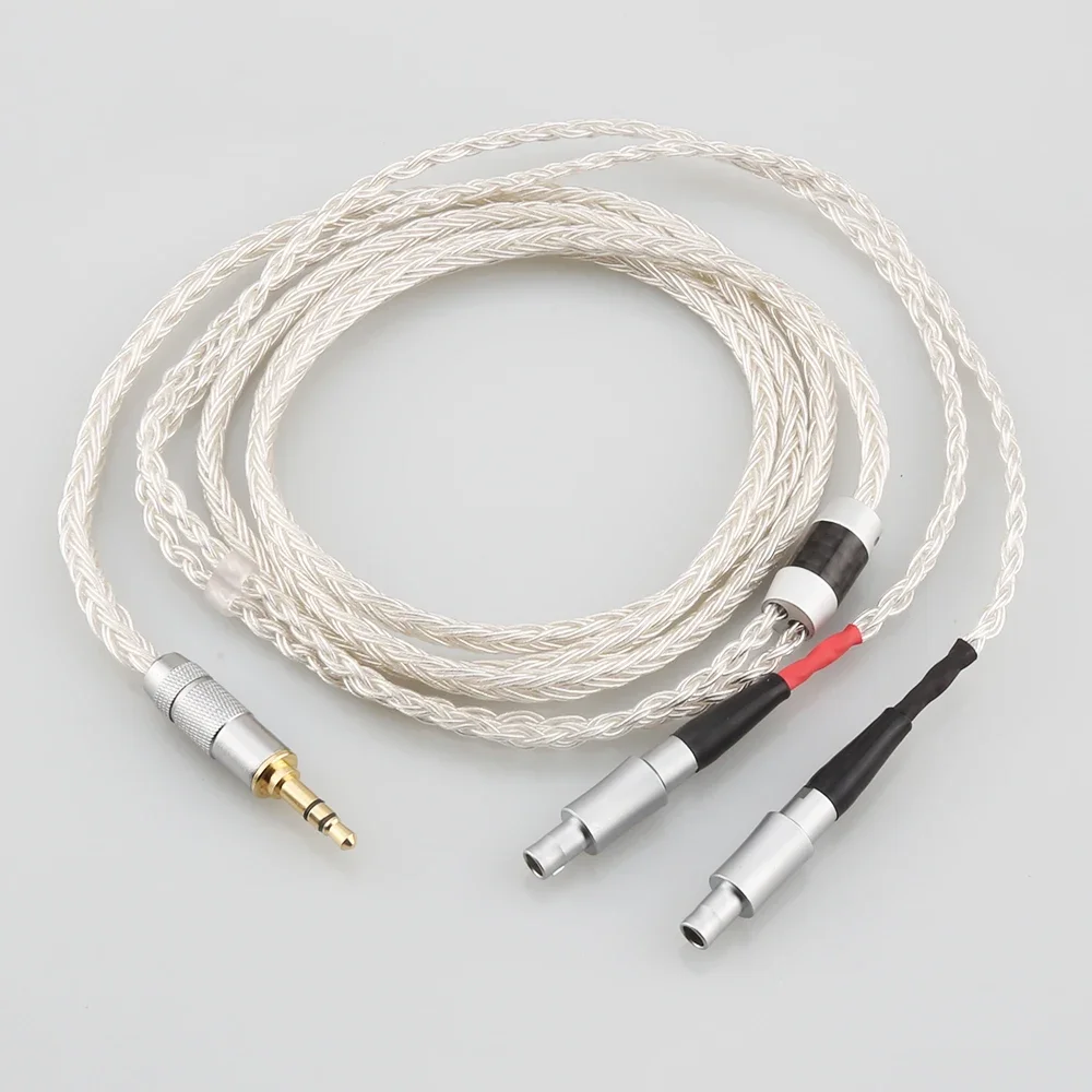 

16 Core OCC Silver Plated Headphone Cable For Sennheiser HD800 HD800s HD820s HD820 Enigma Acoustics Dharma D1000