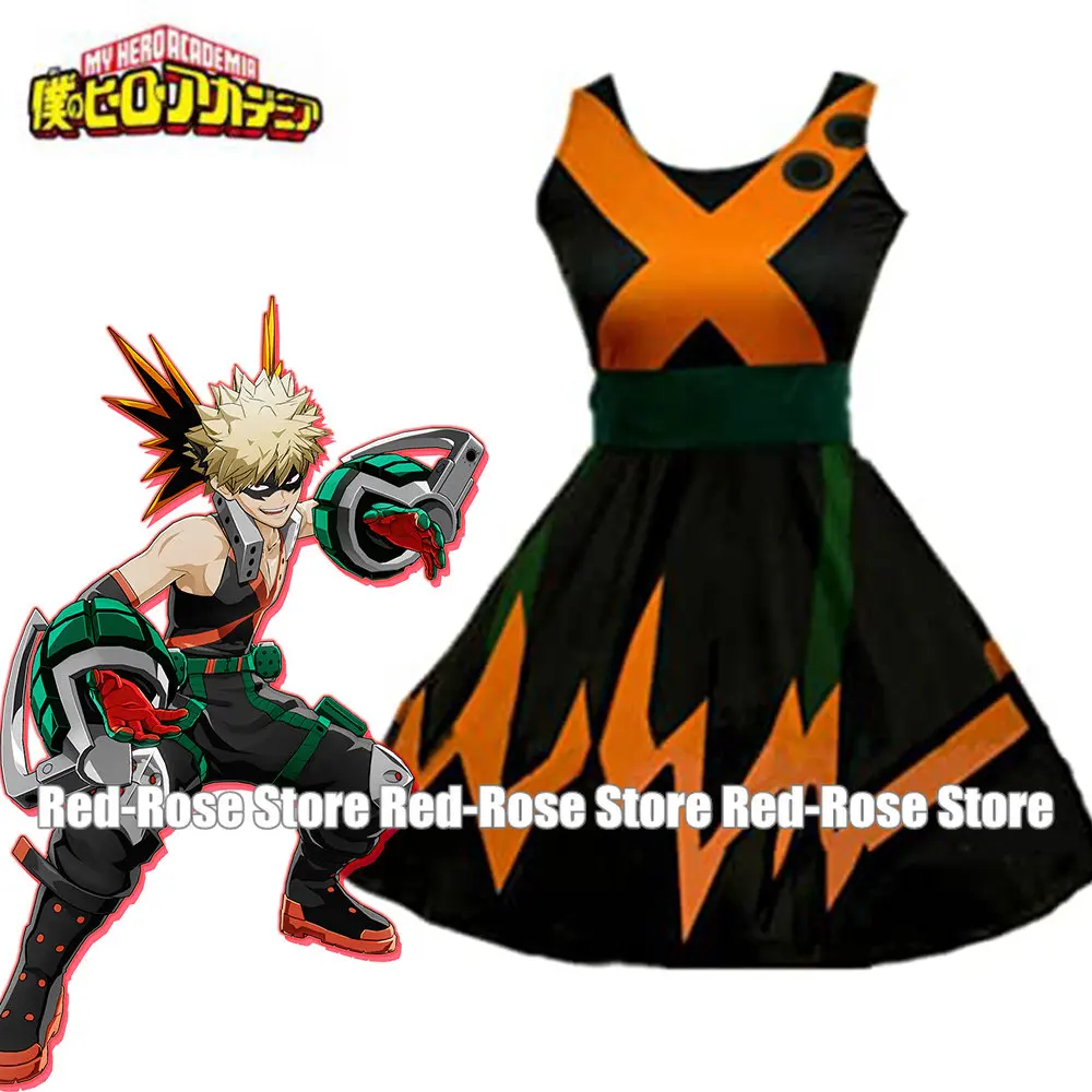 

Аниме Кацуки Бакуго платье косплей костюм на заказ новый