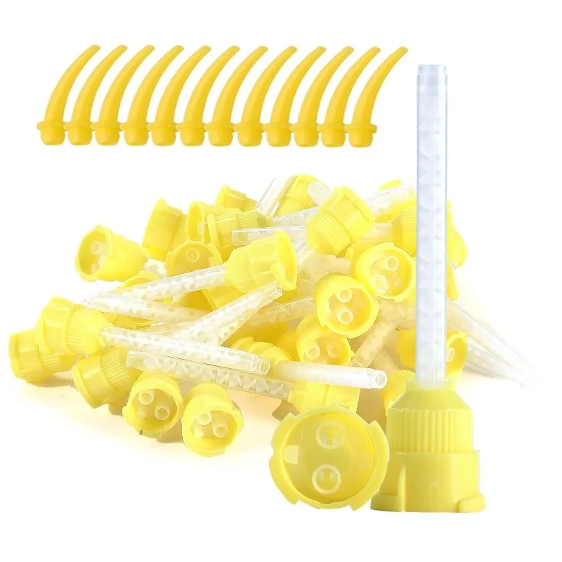 

Одноразовые насадки для смешивания стоматологических оттискных материалов, силиконовые смесительные головки для внутриротовых смешивателей, стоматологические принадлежности