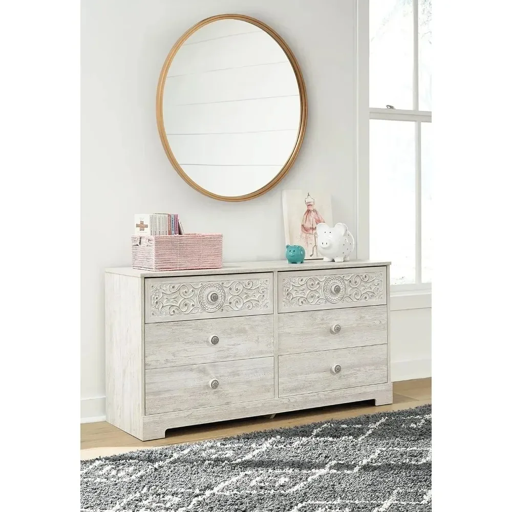 

Bohemian Style Dressing Table, Modern White Wooden Dressing Table