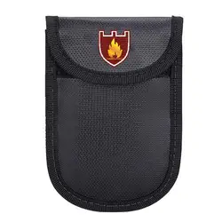 Safe Storage Fireproof Bag Small Size Fire Proof Money Pouch Valuables Holders Suit For IDCard Keys Passport Bills Protection