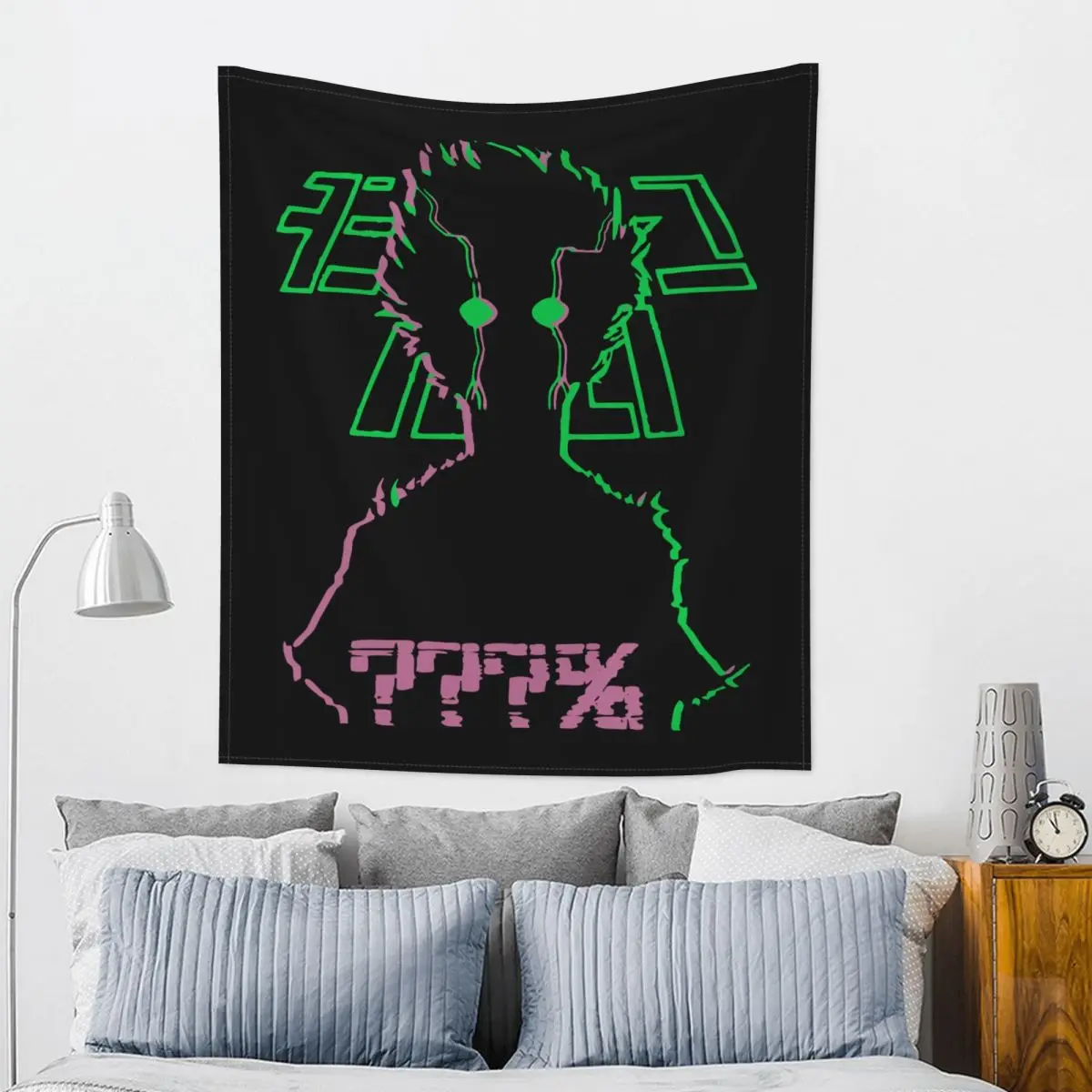 Anime Mob Psycho 100 Shigeo Kageyama Tapestry Colorful Polyester Wall Hanging Home Decor Curtain Witchcraft Tapestries