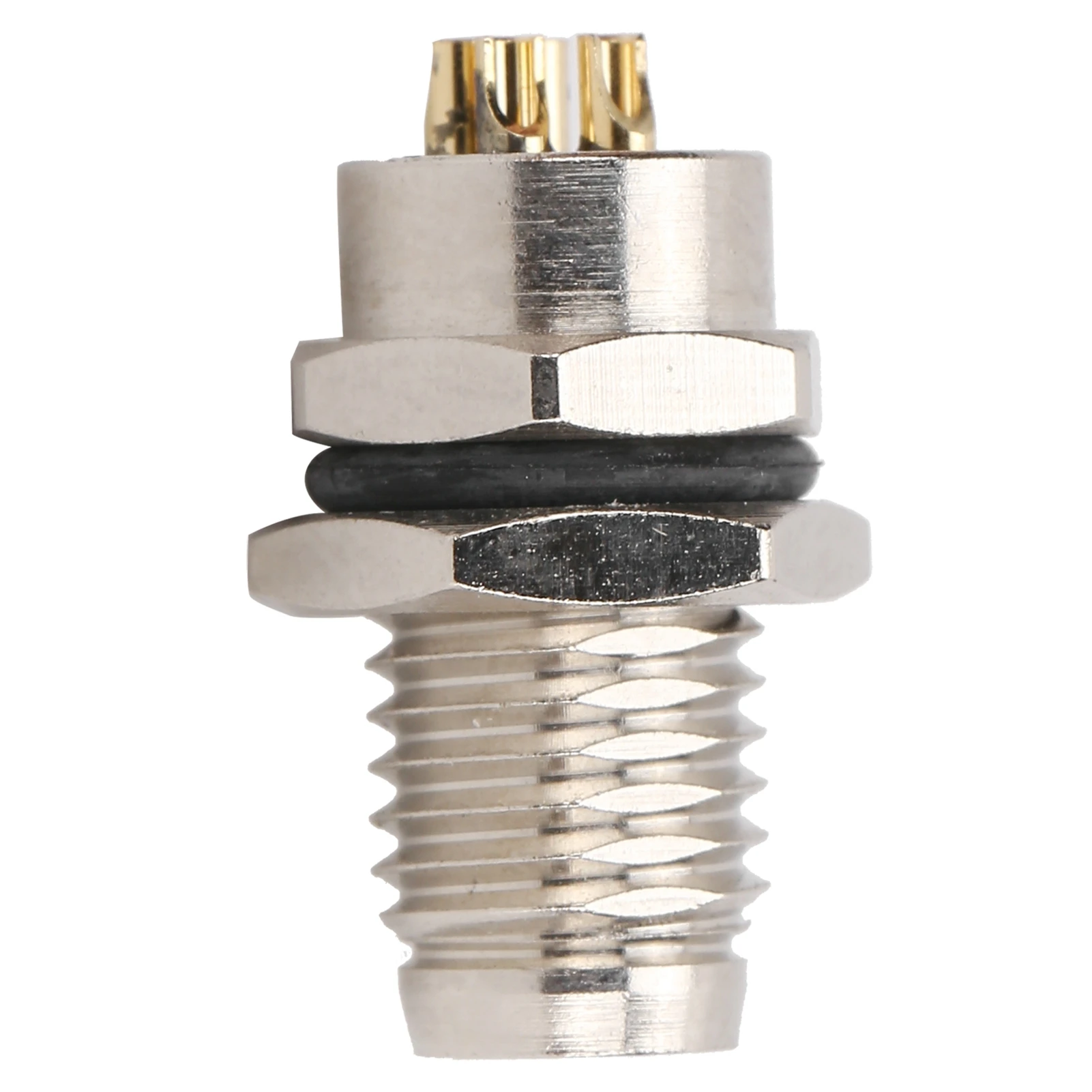 Consumer Electronics M8‑F‑P4 Needle Socket 4Pin M8 Connector IP67 Back Board Mounted Epoxy Resin Sealing Outlet Connector