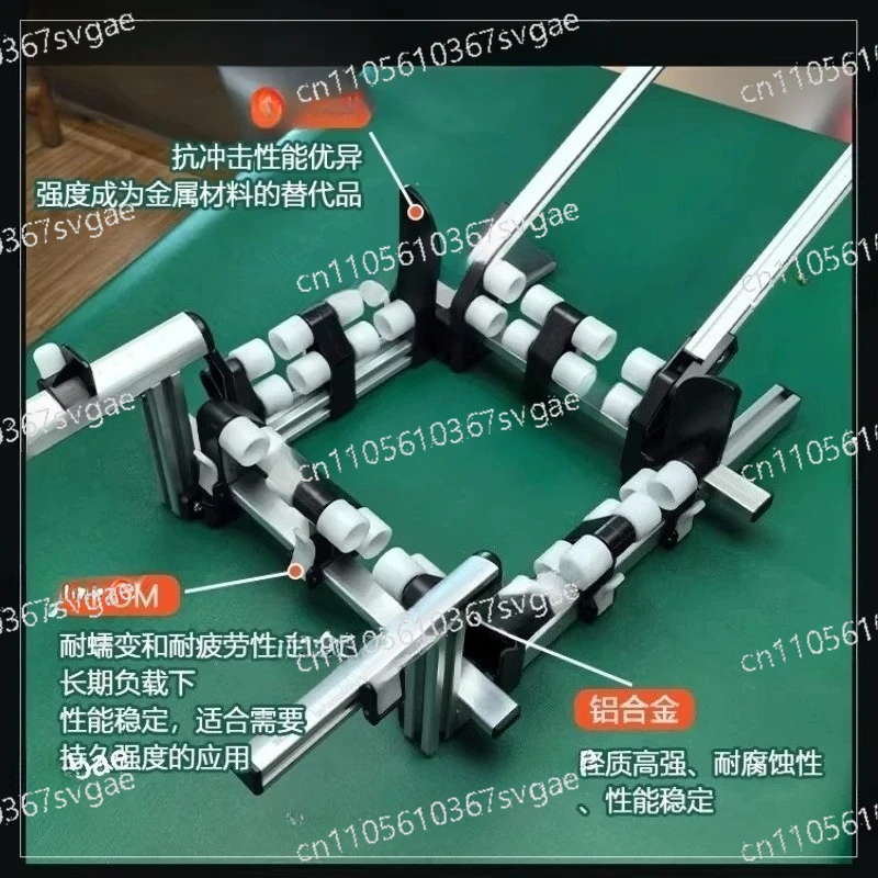 Automatic folding machine, aircraft packaging box folding fixture with adjustable size