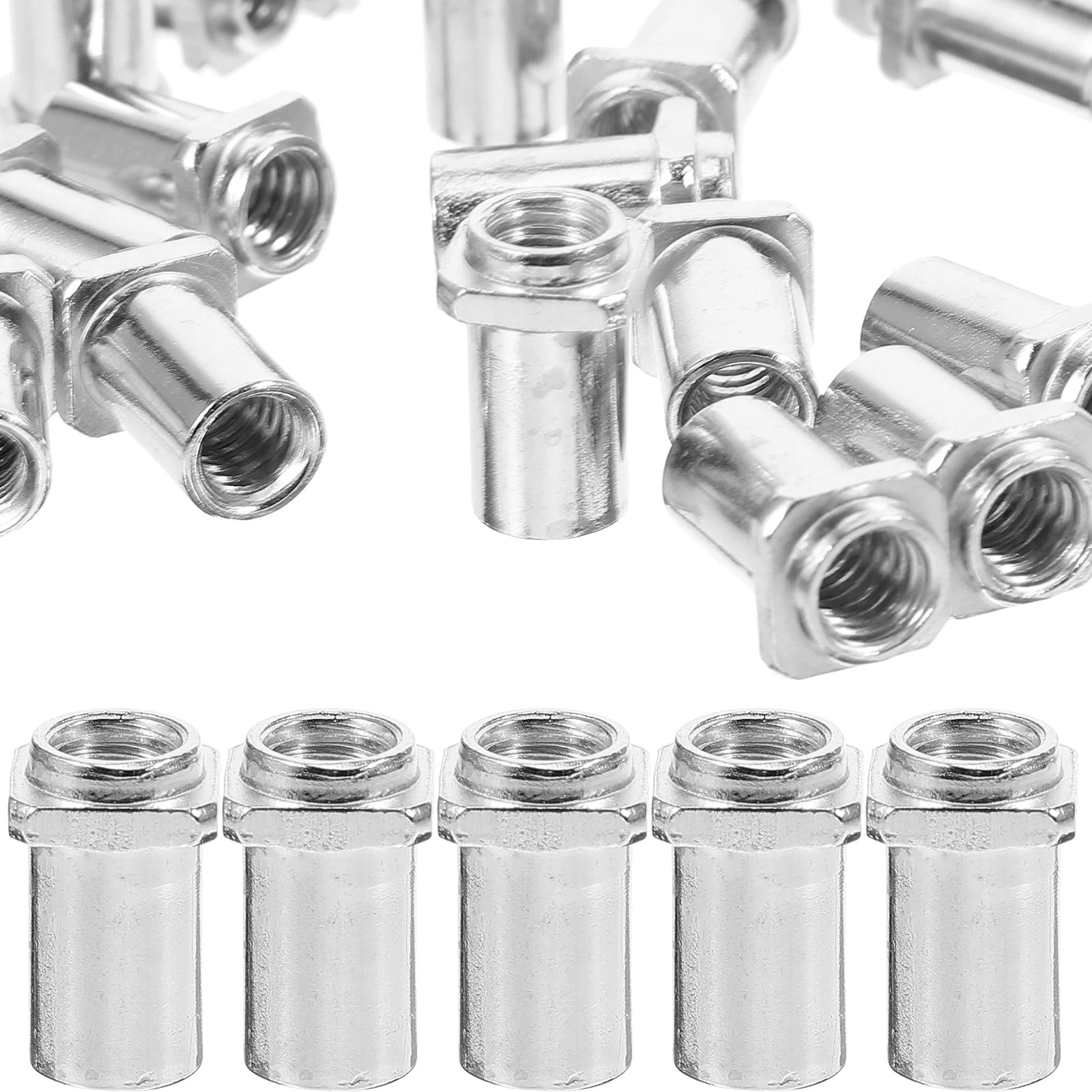 

20pcs Drums 5mm 6mm Screws Nut Drum Part Practical Drum Set Easy To Install Durable Replacement Accessories Spare Parts