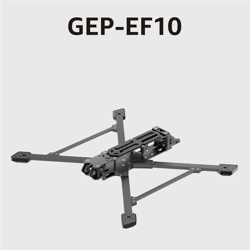 

GEPRC GEP-EF10 Frame 430mm Wheelbase Wide X-shape 7mm Arm for FPV Freestyle 10inch Long Range Drones DIY Parts