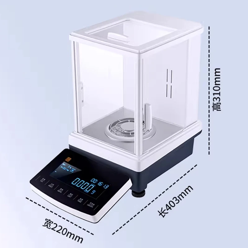 Electronic Analytical Balance 0.0001g Dual-Range Electronic Precision Balance Laboratory Balance 0.01mg Semi-Micro