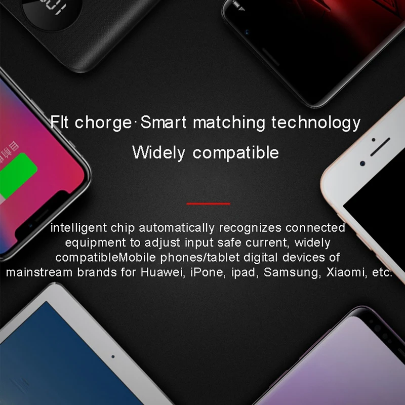 RISEN صندوق باور بانك 3X18650 حزمة بطارية DIY شحن ذكي شاحن سريع LED ضوء للهاتف الخليوي اللوحي