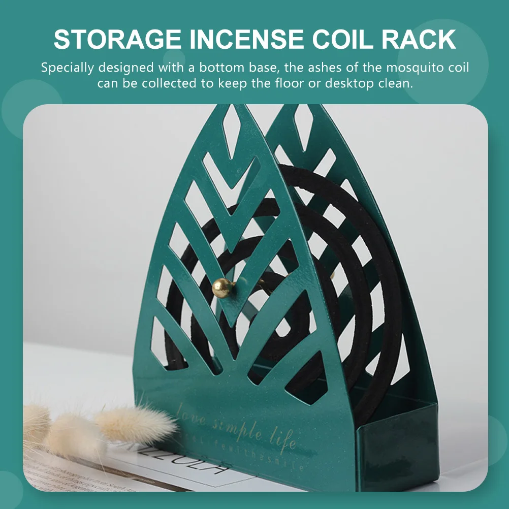 1pc pendurado suporte de ferro oco design queimador de incenso à prova de fogo de isolamento térmico para decoração de casa interior