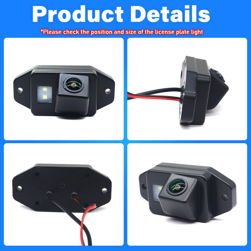 Rear View Reverse Camera Car Vehicle Parking Accessories Full HD CCD Waterproof For Toyota Land Cruiser Prado J90 J120 J150 view 3