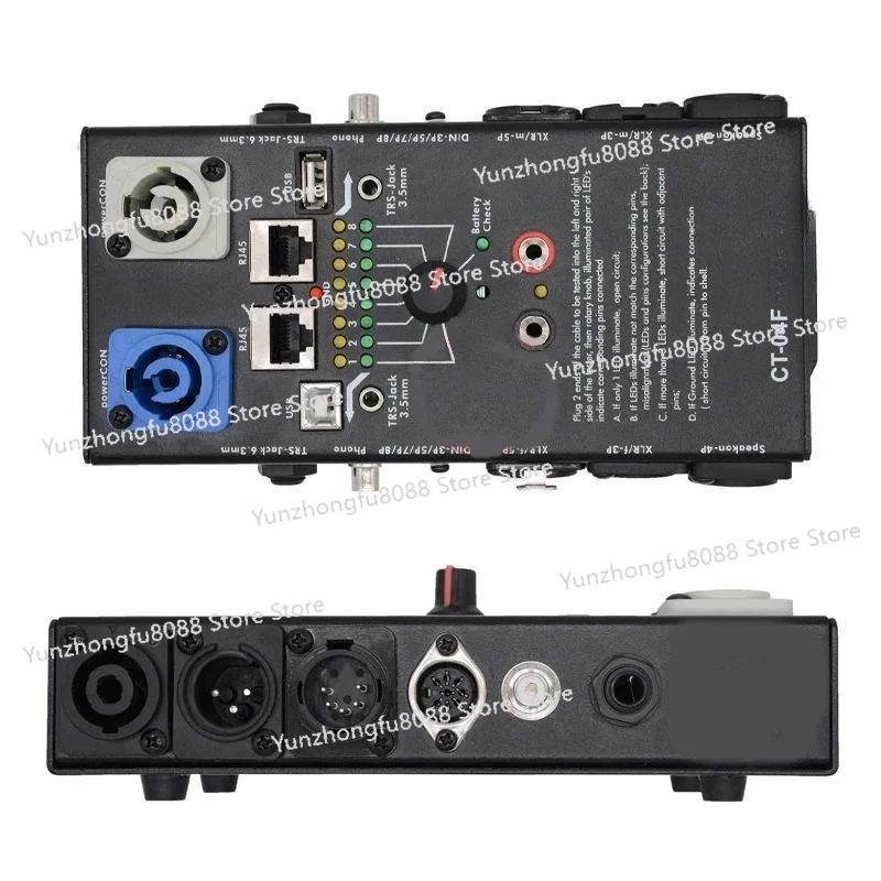 

CT-20 Multifunctional Line Tester Audio Line Xlr Signal Line Tester
