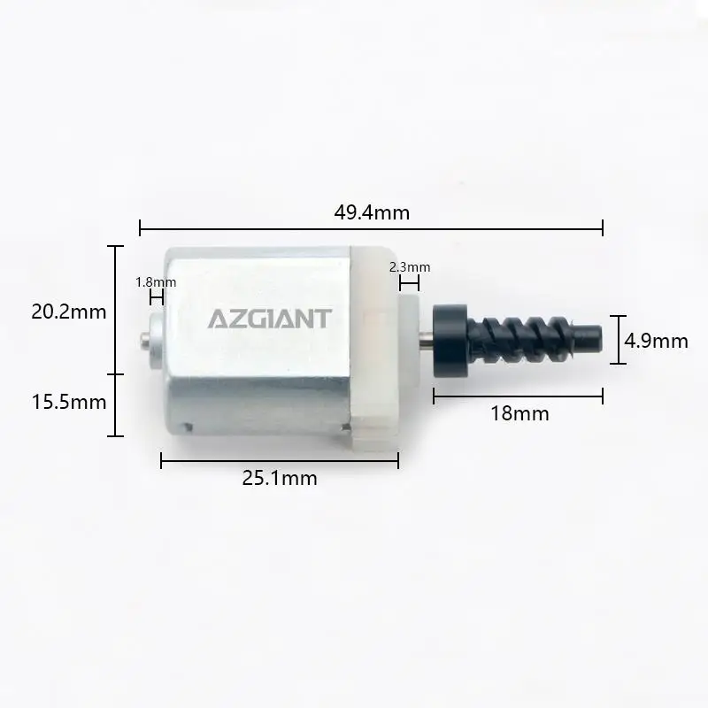 Azgiant Fuel Cover Opening Motor For VW Golf R32 GTI Rabbit Jetta Solenoid Drive System Auto Lock System Parts
