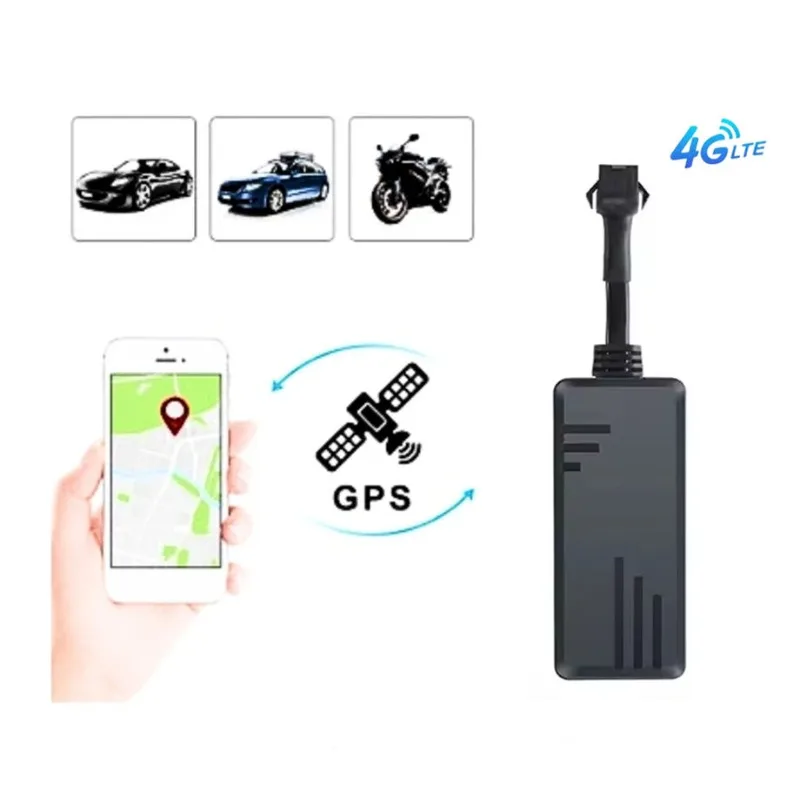 Rastreador GPS 4G para Motocicletas y Vehículos, Mini Rastreador GPS J16 para Autos, Dispositivo de Rastreo GPS con Bloqueo de Motor, Rastreador GPS 4G J16 para Autobuses